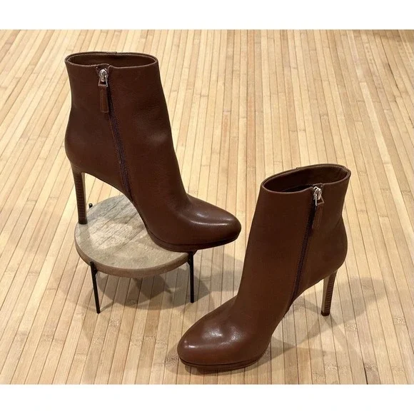 Nine West Brown Heeled Boots - Picture 2 of 14